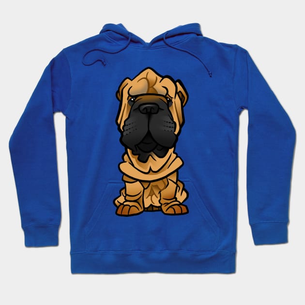 Shar Pei Hoodie by binarygod